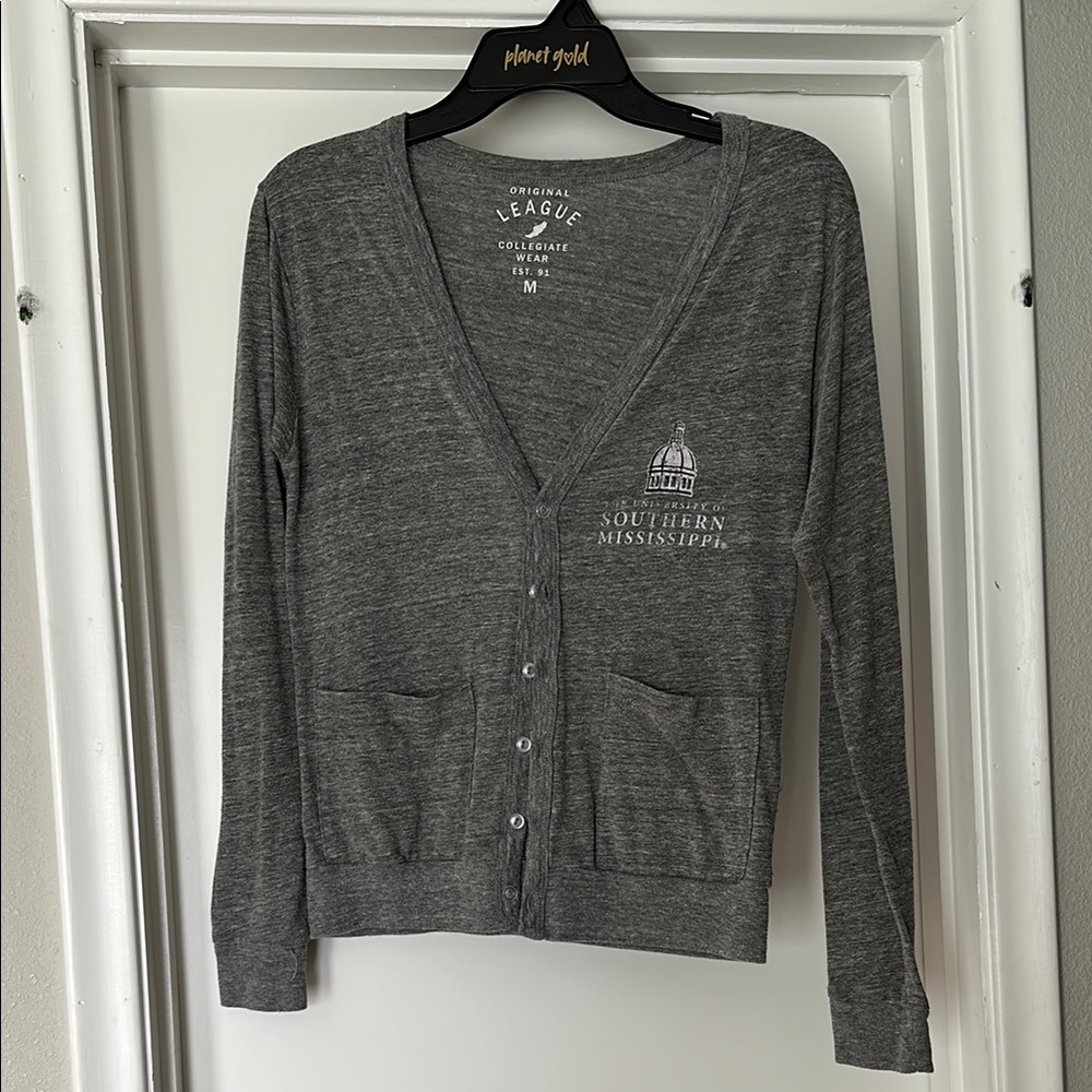 Gray Southern Mississippi Cardigan by League